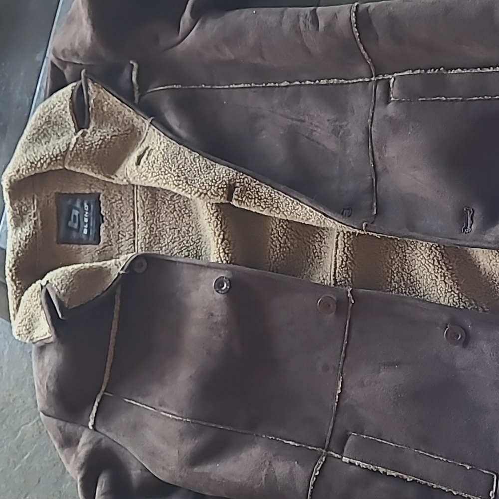 Men's Brown Field Jacket with Tan Lining